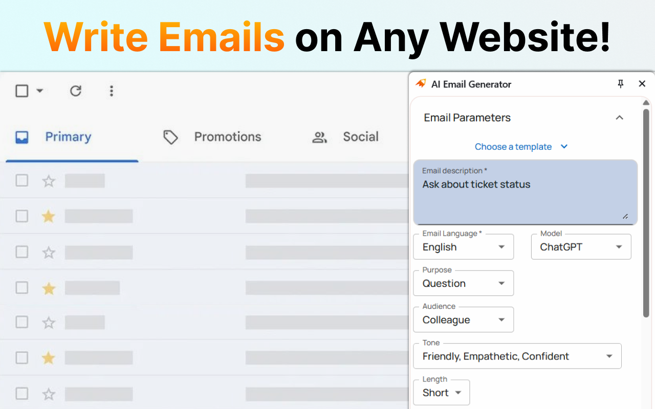 AI Email Writer - Email Writing AI - 截图 3