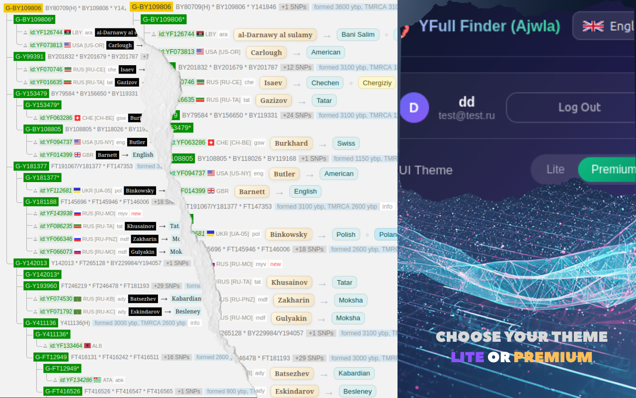 YFull Finder (Ajwla) - 截图 2