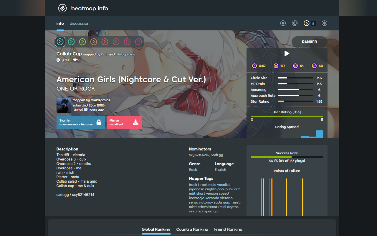 osu.direct Mirror - 截图 1