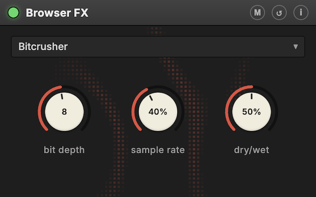 Browser FX: Tab Audio Effects + MIDI - 截图 3