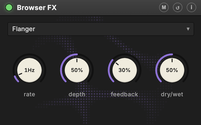 Browser FX: Tab Audio Effects + MIDI - 截图 4