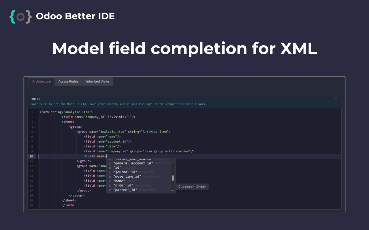 Odoo Better Ide - 截图 4