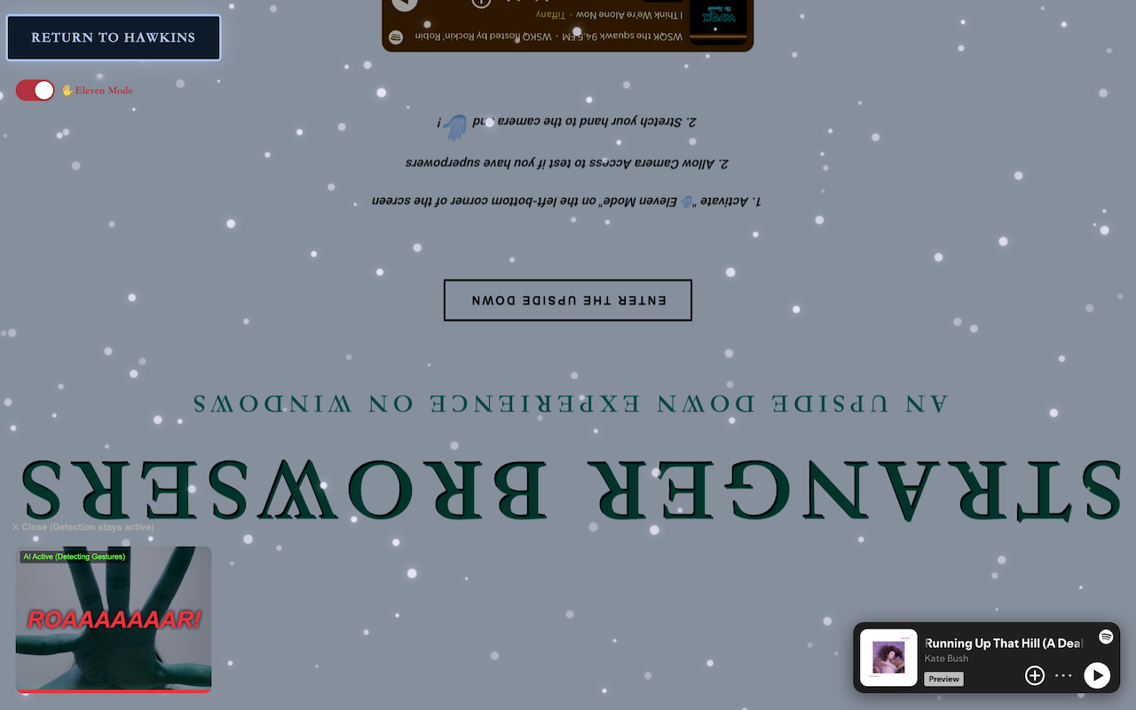 Stranger Browsers - Upside Down any website! - 截图 2