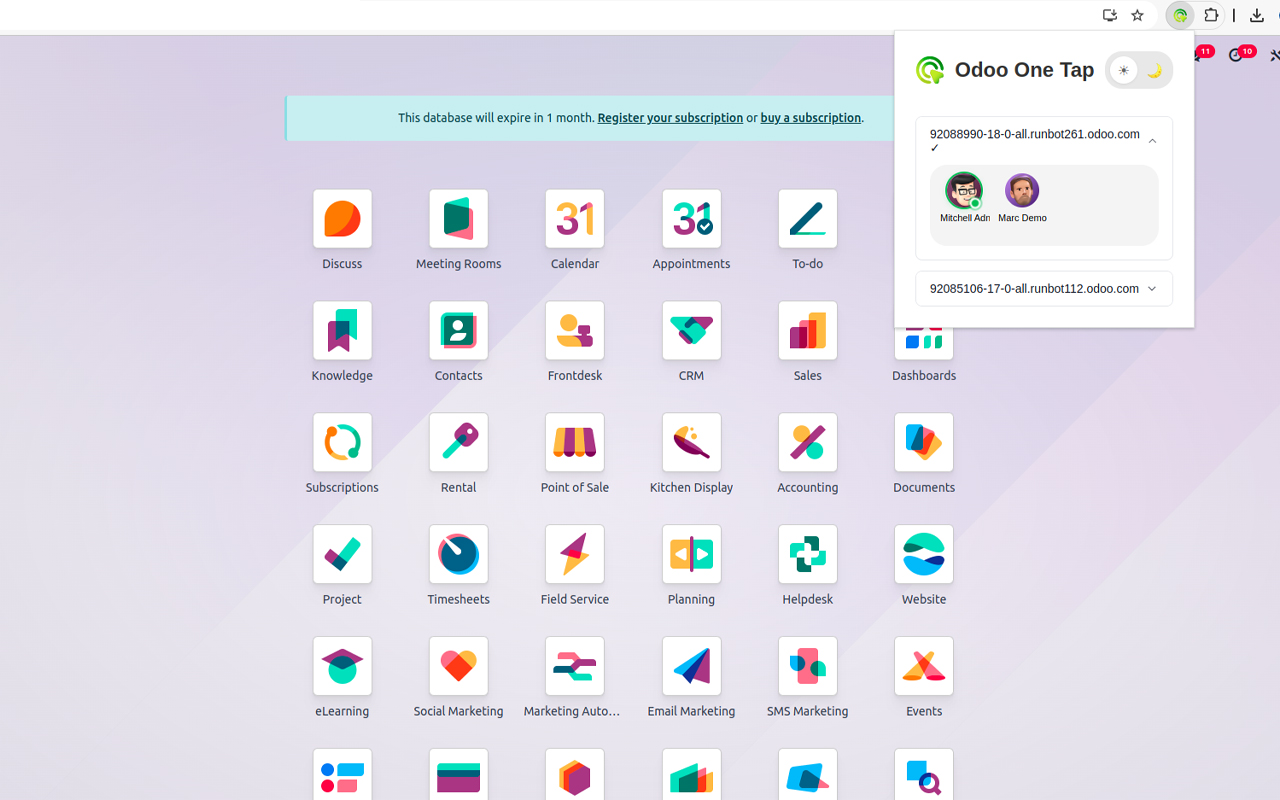 Odoo One Tap - 截图 3
