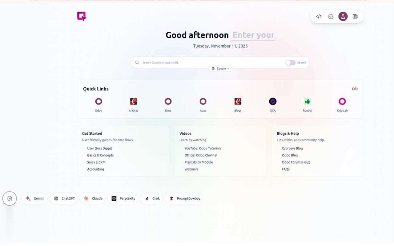 Odoo Tab Manager - 截图 2
