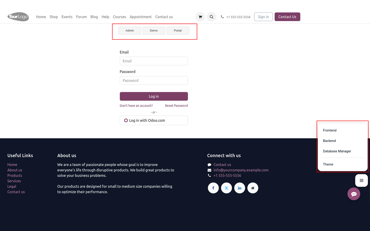 Odoo Tab Manager - 截图 3