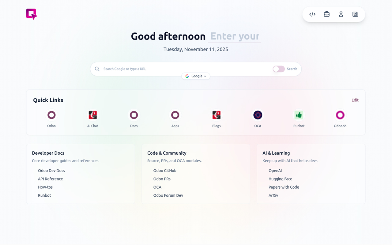 Odoo Tab Manager - 截图 4