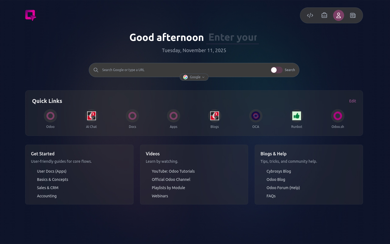 Odoo Tab Manager - 截图 5