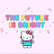 Future is Bright Hello Kitty Live Wallpaper