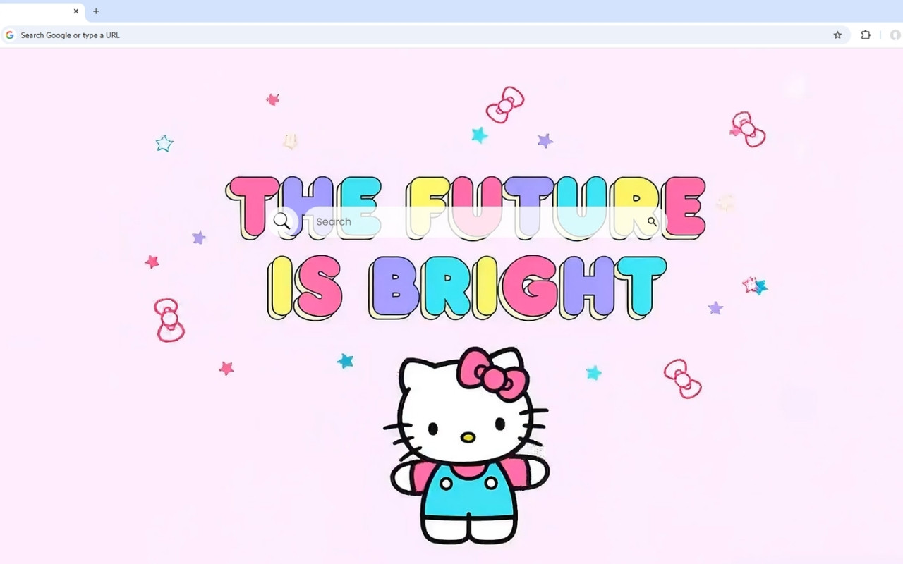 Future is Bright Hello Kitty Live Wallpaper - 截图 2