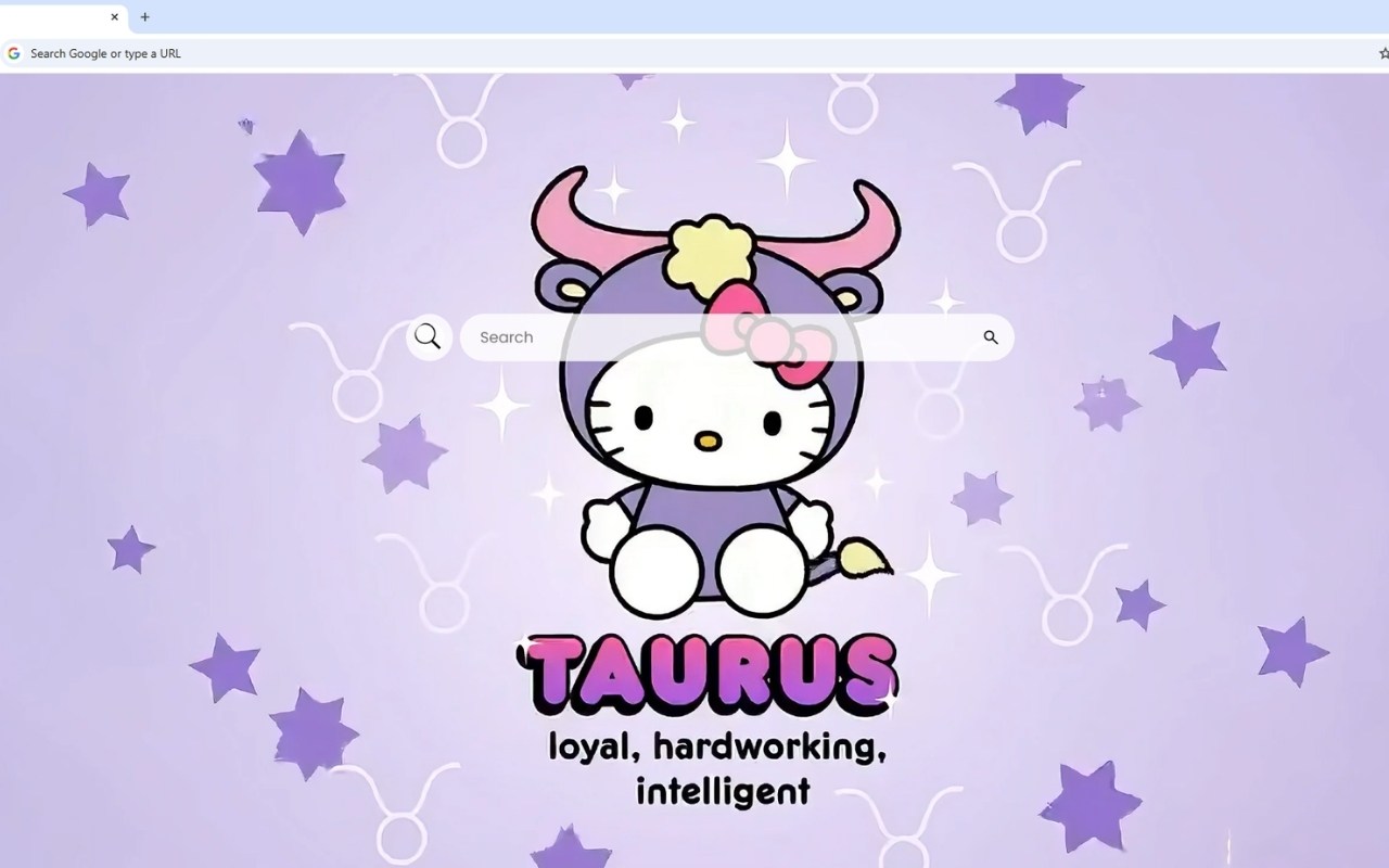 Taurus Hello Kitty Live Wallpaper - 截图 1