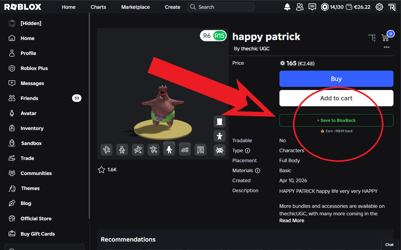 BloxBack — Earn Robux Back - 截图 1