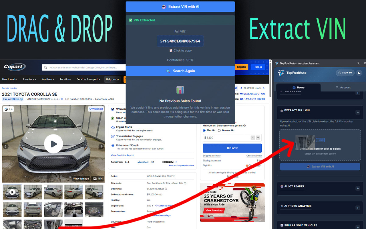TopFuelAuto - Auction Assistant - 截图 2