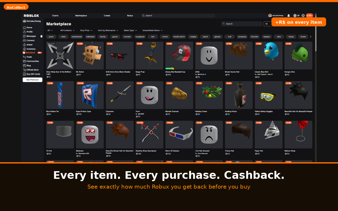RoCollect – Roblox Cashback - 截图 2