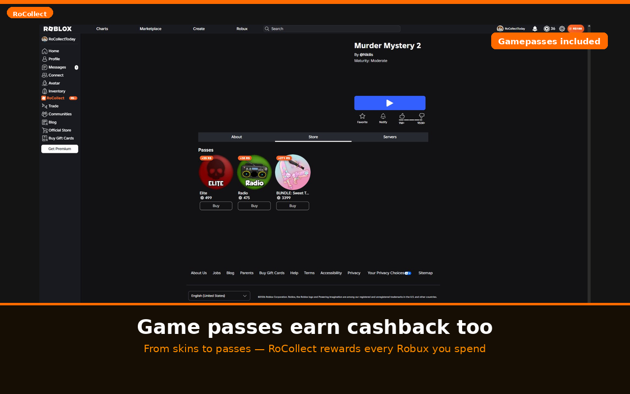 RoCollect – Roblox Cashback - 截图 3