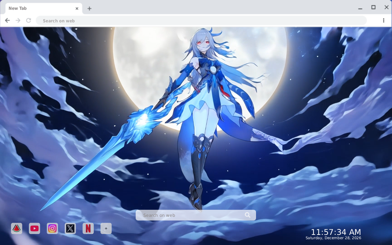 Jingliu Anime Live Wallpaper - 截图 2