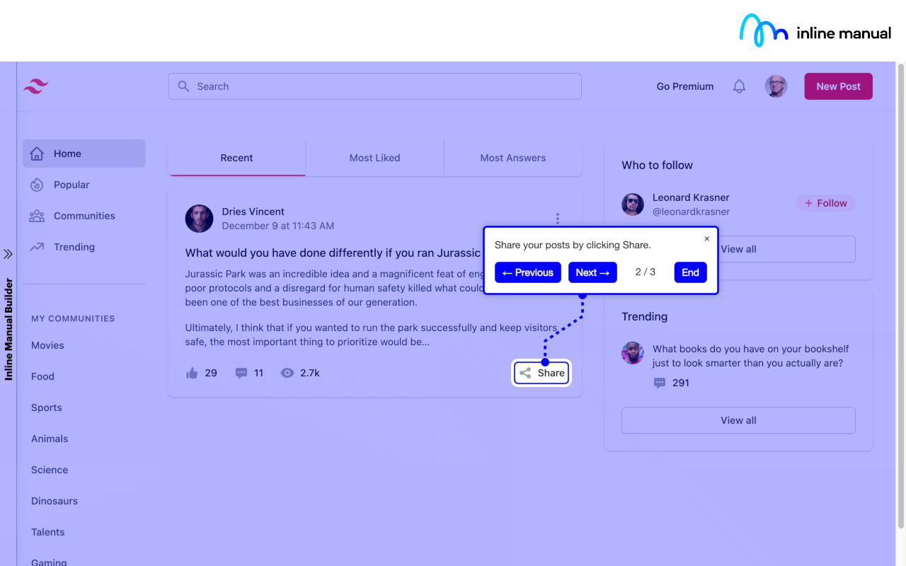 Inline Manual Builder - 截图 4