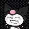 Sanrio Kuromi Big Grin Retro Live Wallpaper
