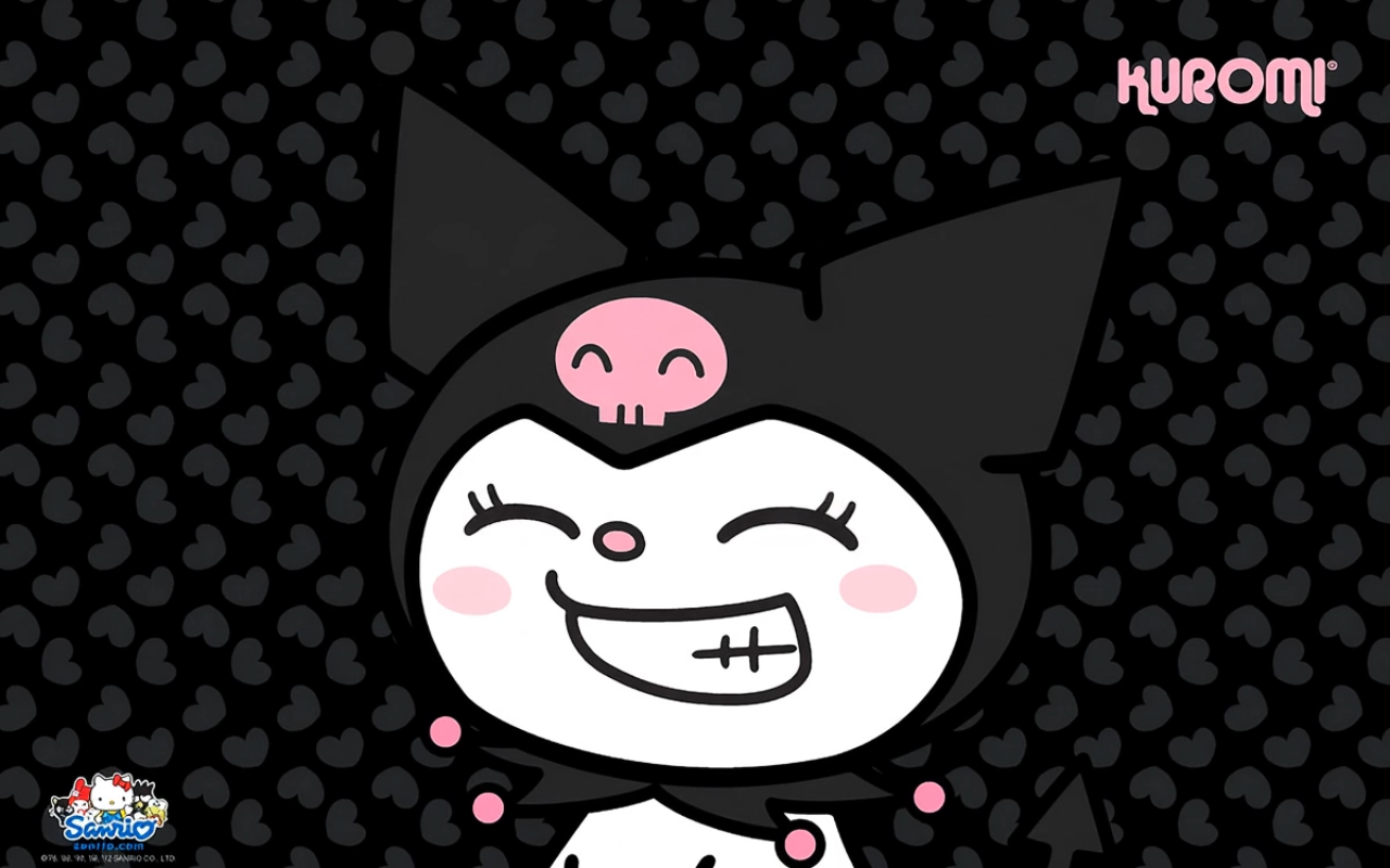 Sanrio Kuromi Big Grin Retro Live Wallpaper - 截图 3
