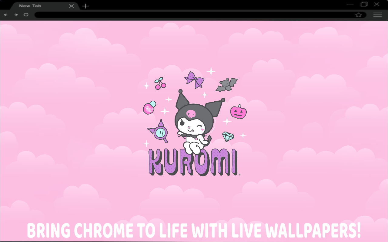 Cute Kuromi Cartoon Live Wallpaper - 截图 2