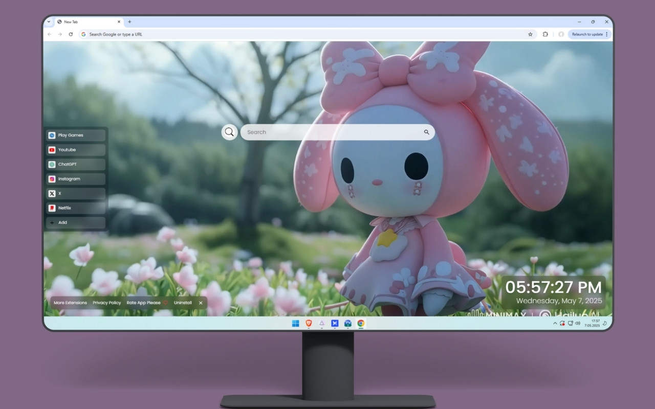 My Melody Spring Live Wallpaper - 截图 1