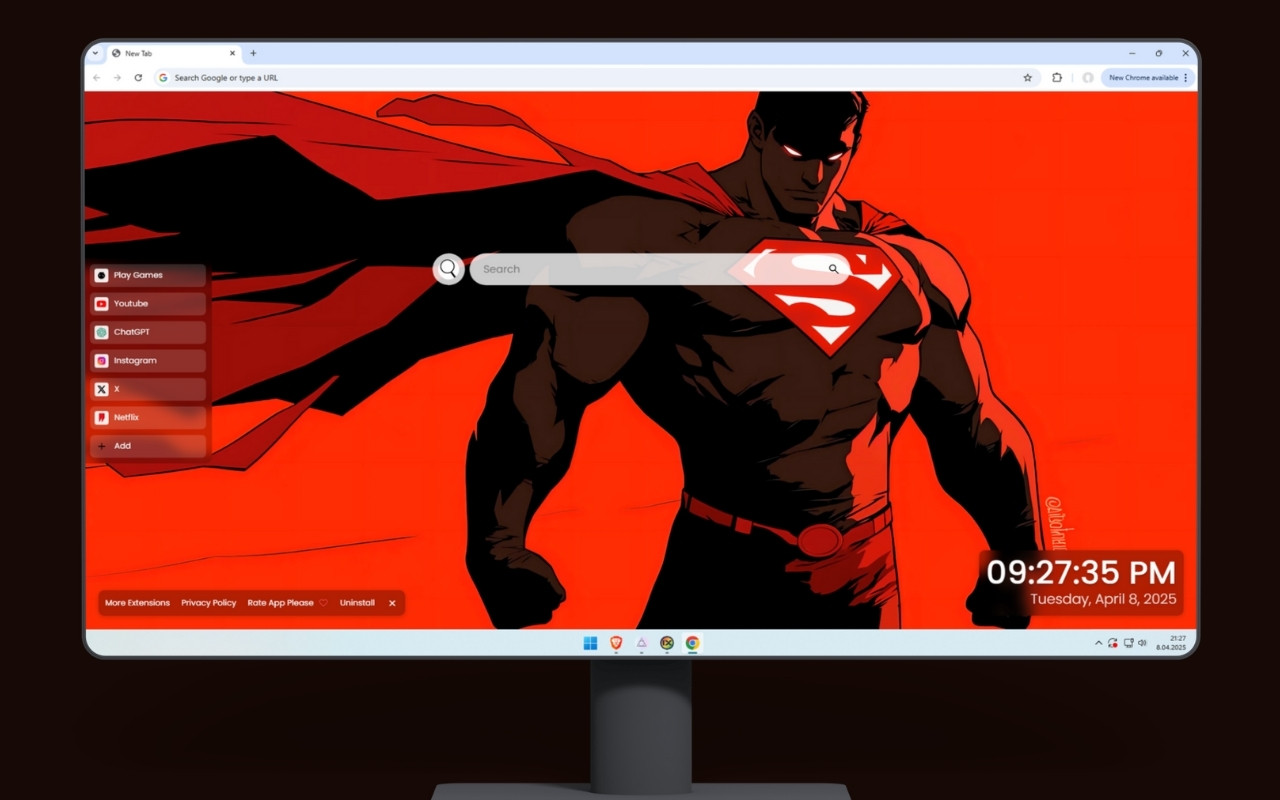 Superman Red Son Dark Live Wallpaper - 截图 2