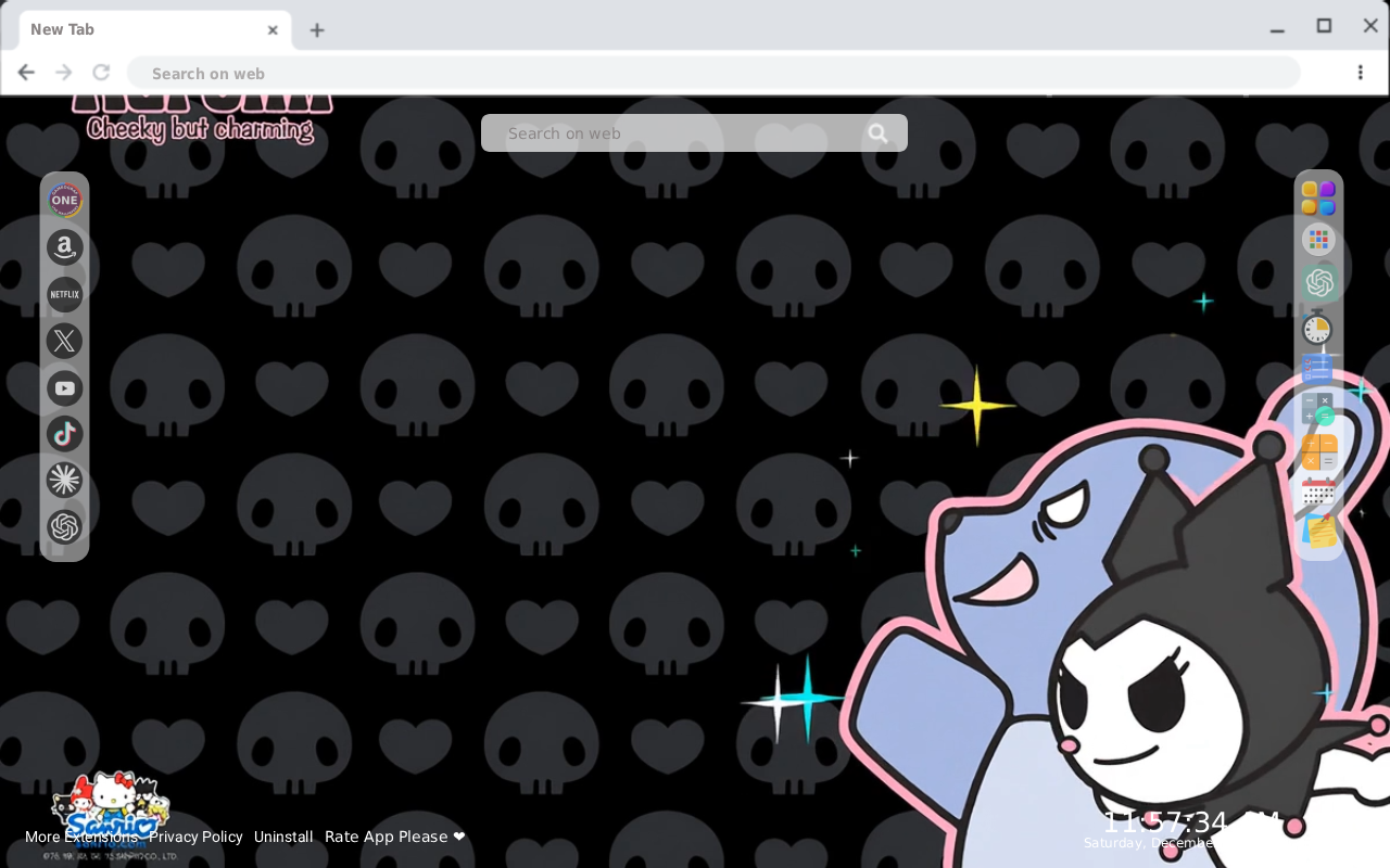 Kuromi Cheeky but Charming live Wallpaper - 截图 5