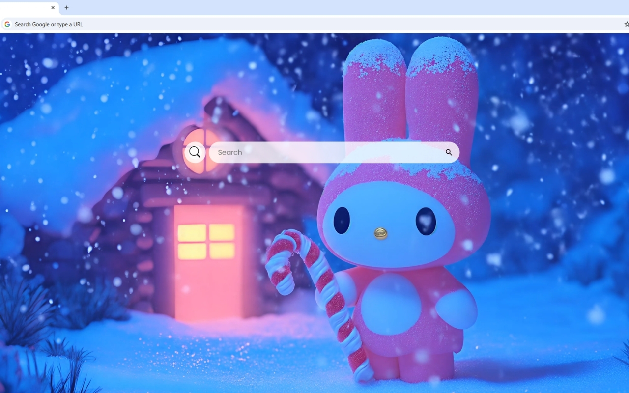 My Melody Winter Cabin Live Wallpaper - 截图 2