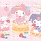 Cute My Melody Kuromi My Sweet Piano Desserts