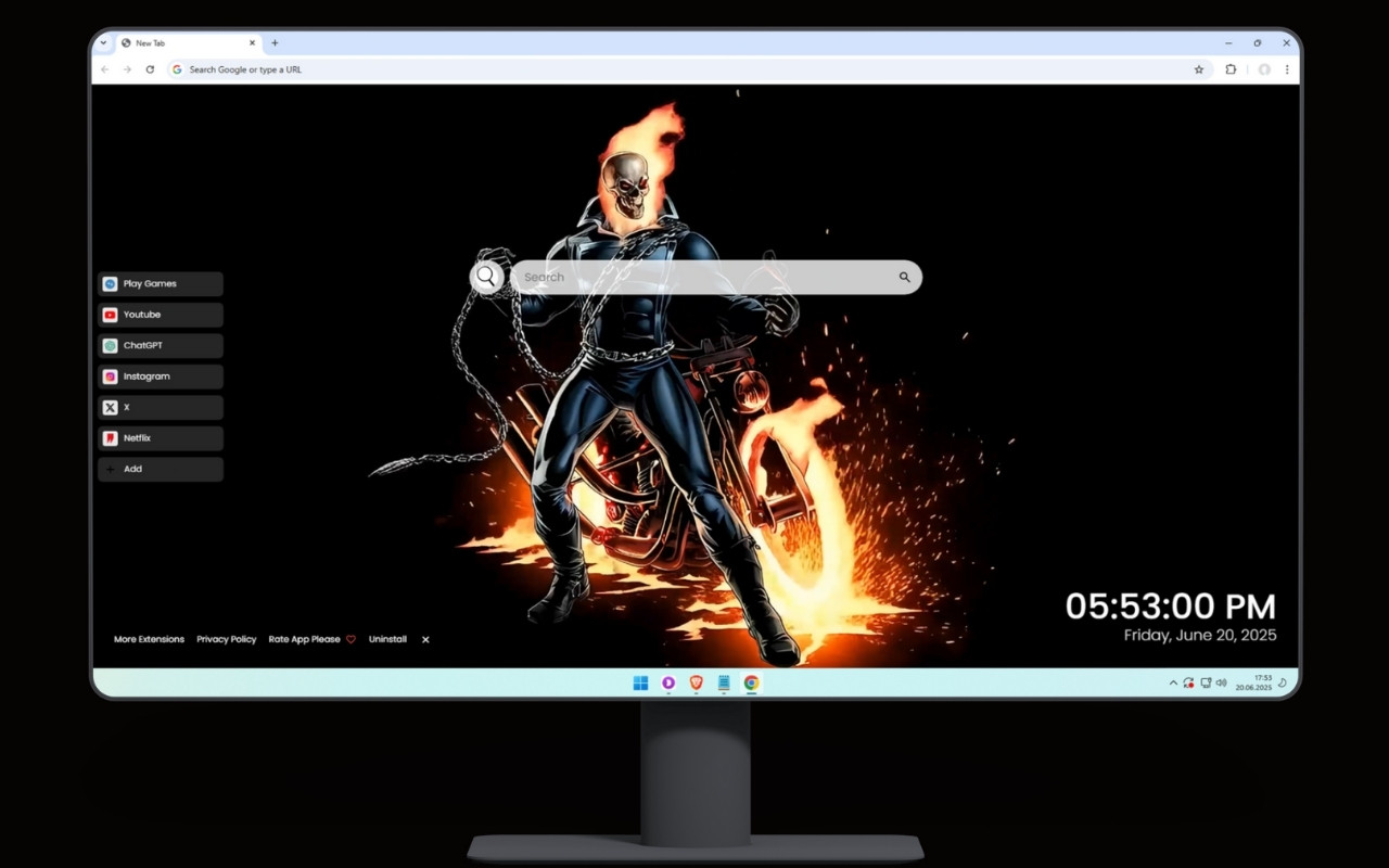 Ghost Rider Live Wallpaper - 截图 2