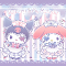 Cute Kuromi & My Melody Nurse Live Wallpaper New Tab