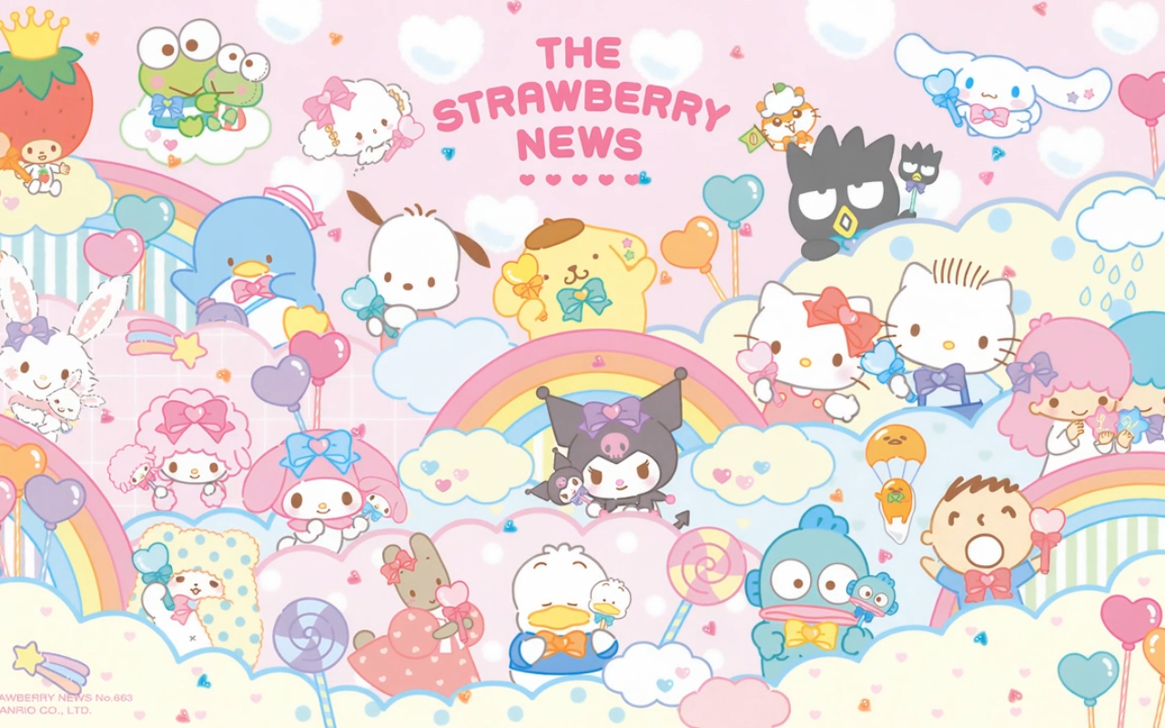 Sanrio Strawberry News April - 截图 2