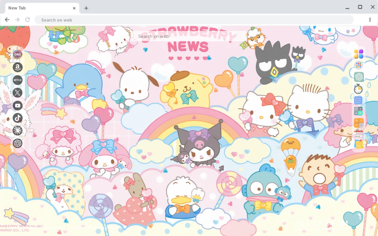 Sanrio Strawberry News April - 截图 5