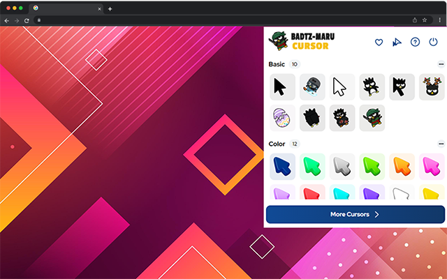 Badtz-Maru Cursor - Sanrio Character Cursor for Chrome - 截图 2