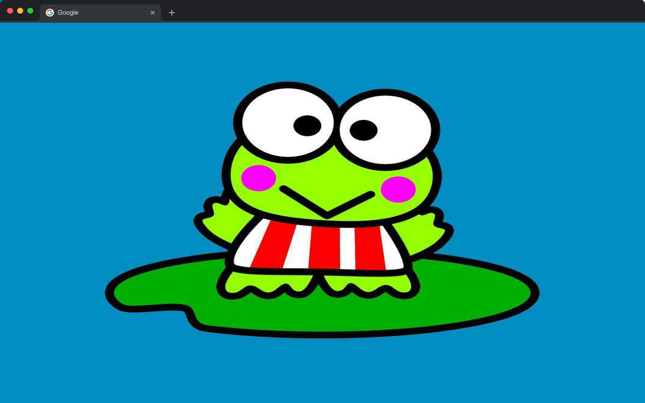 Keroppi Wallpapers New Tab - Sanrio Kawaii Backgrounds - 截图 1