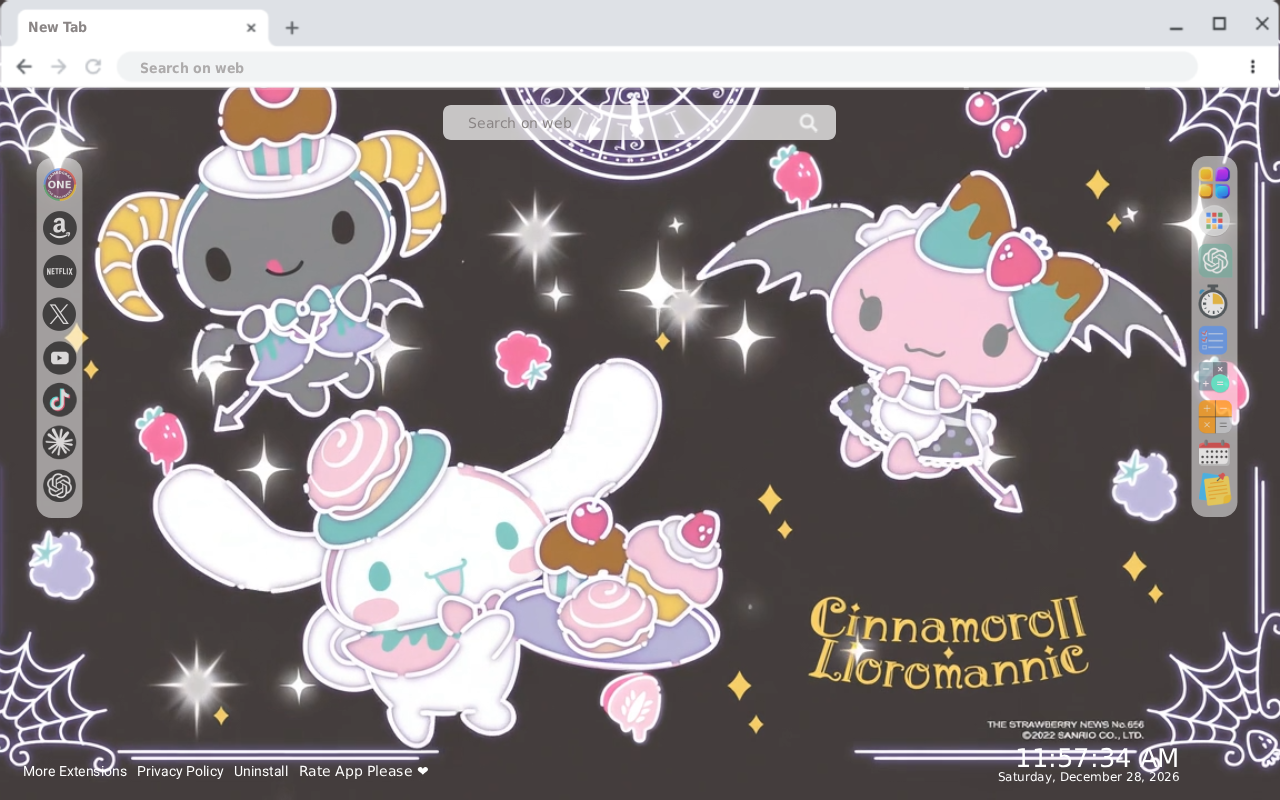 Sanrio Cinnamoroll Halloween Live Wallpaper - 截图 5