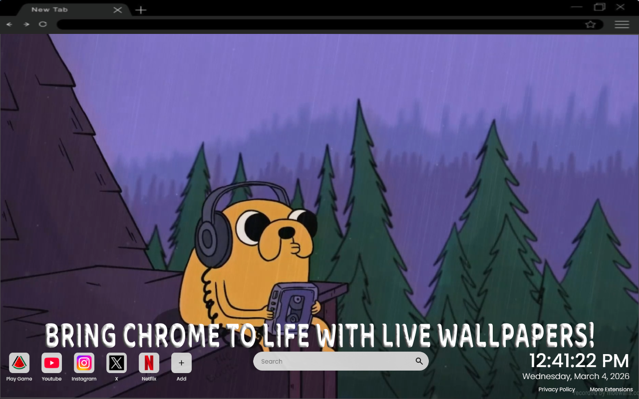 Jake Listening Live Wallpaper - 截图 3
