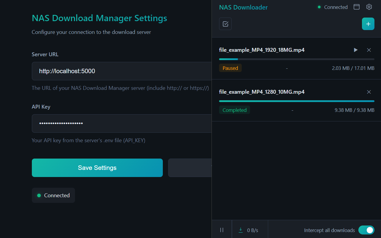 NAS Download Manager - 截图 1