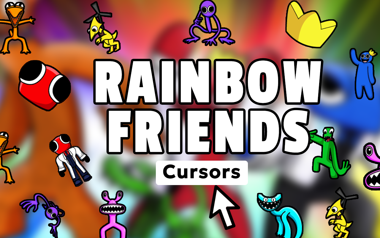 Rainbow Friends Cursor - Horror Game Cursor for Chrome - 截图 2