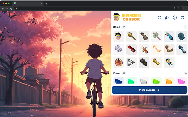 Invincible Cursor - Superhero Cursor for Chrome - 截图 2