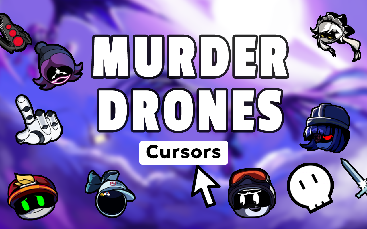 Murder Drones Cursor - Custom Sci-Fi Horror Cursor for Chrome - 截图 1