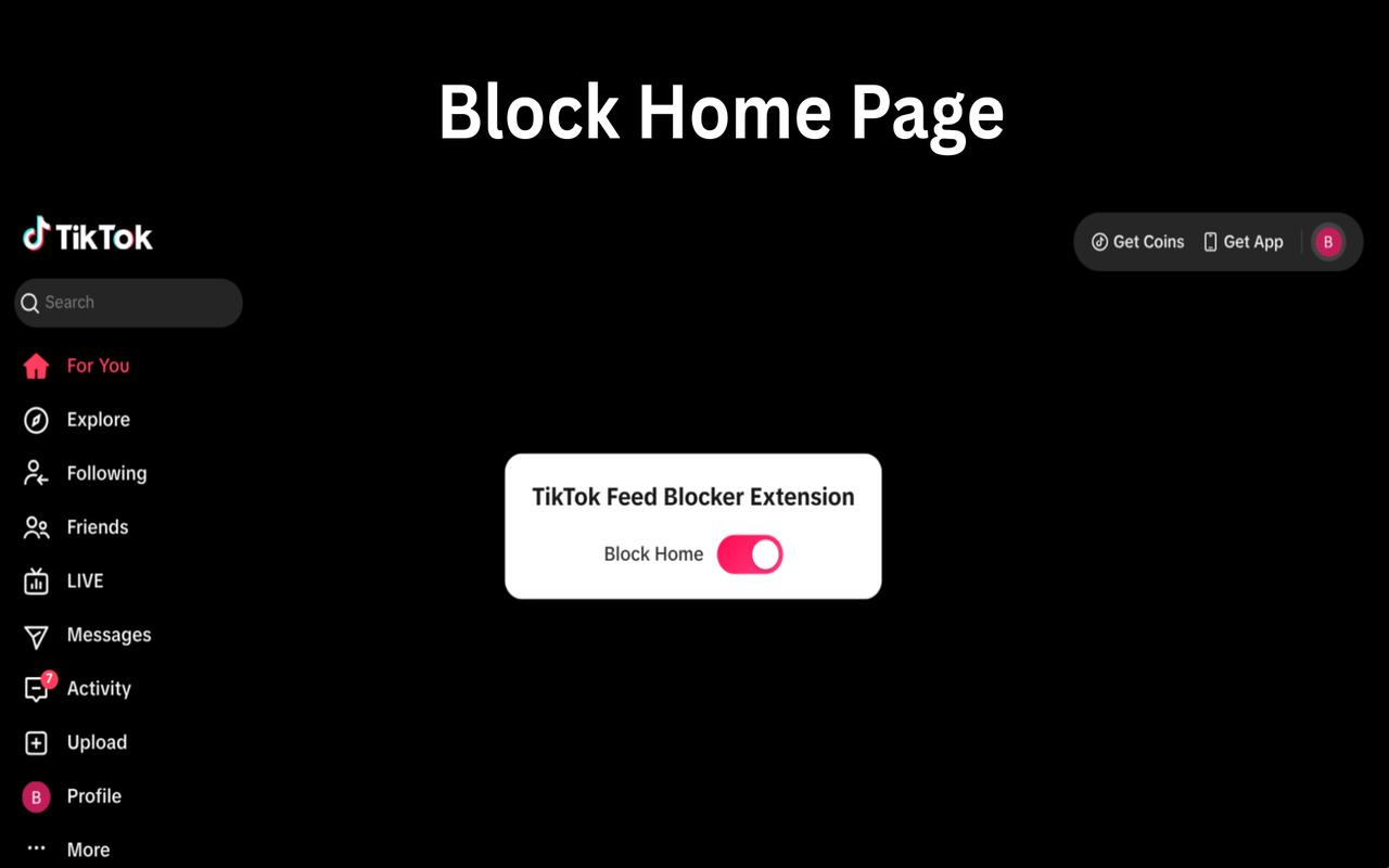 TikTok Feed Blocker - 截图 2