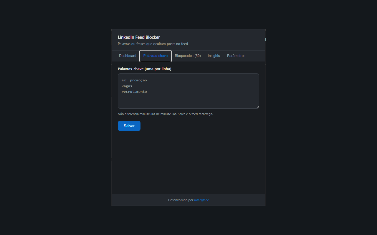 LinkedIn Feed Blocker - 截图 2