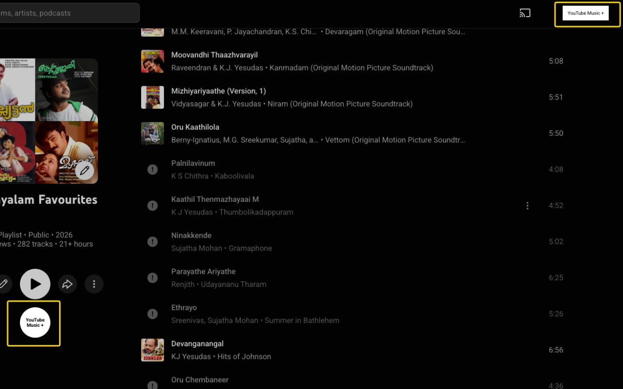 YouTube Music + - 截图 4