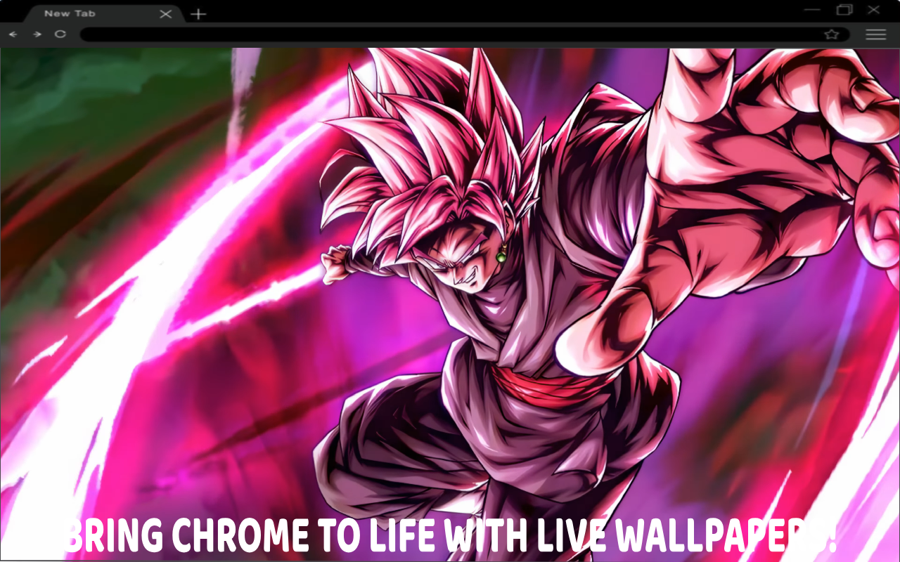 Goku Black Rose Live Wallpaper - 截图 2