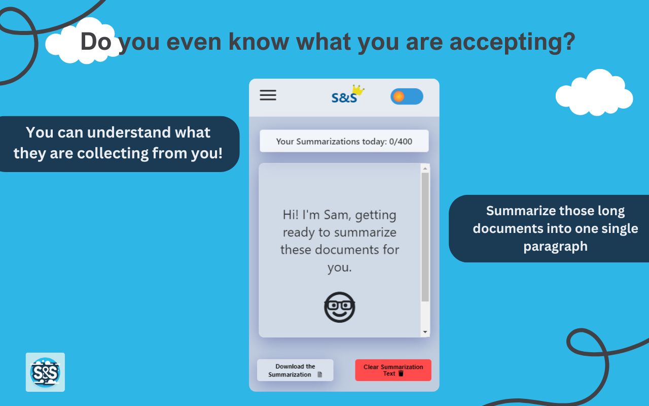 S&S - AI Privacy Policy Summarizer - 截图 3