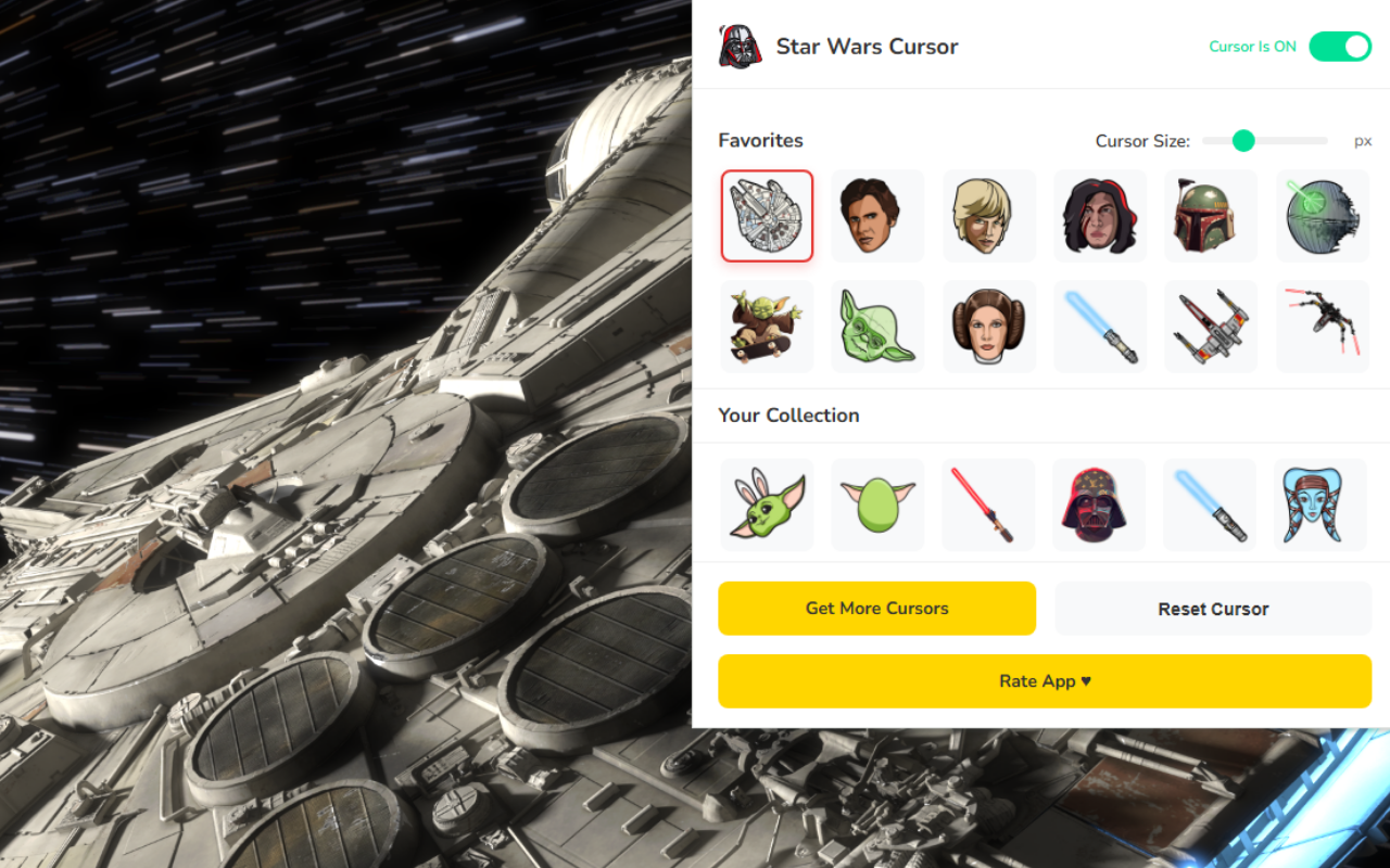 Star Wars Cursor ★ Custom Cursor for Chrome™ - 截图 1