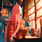 Zero Two Enjoying Ramen with Totoro Live Wallpaper