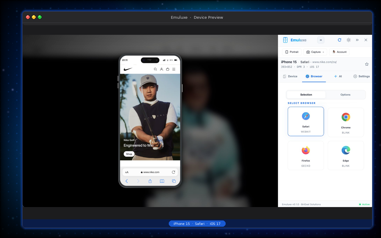 Emuluxe: High-Fidelity Mobile Simulation for Chrome - 截图 3