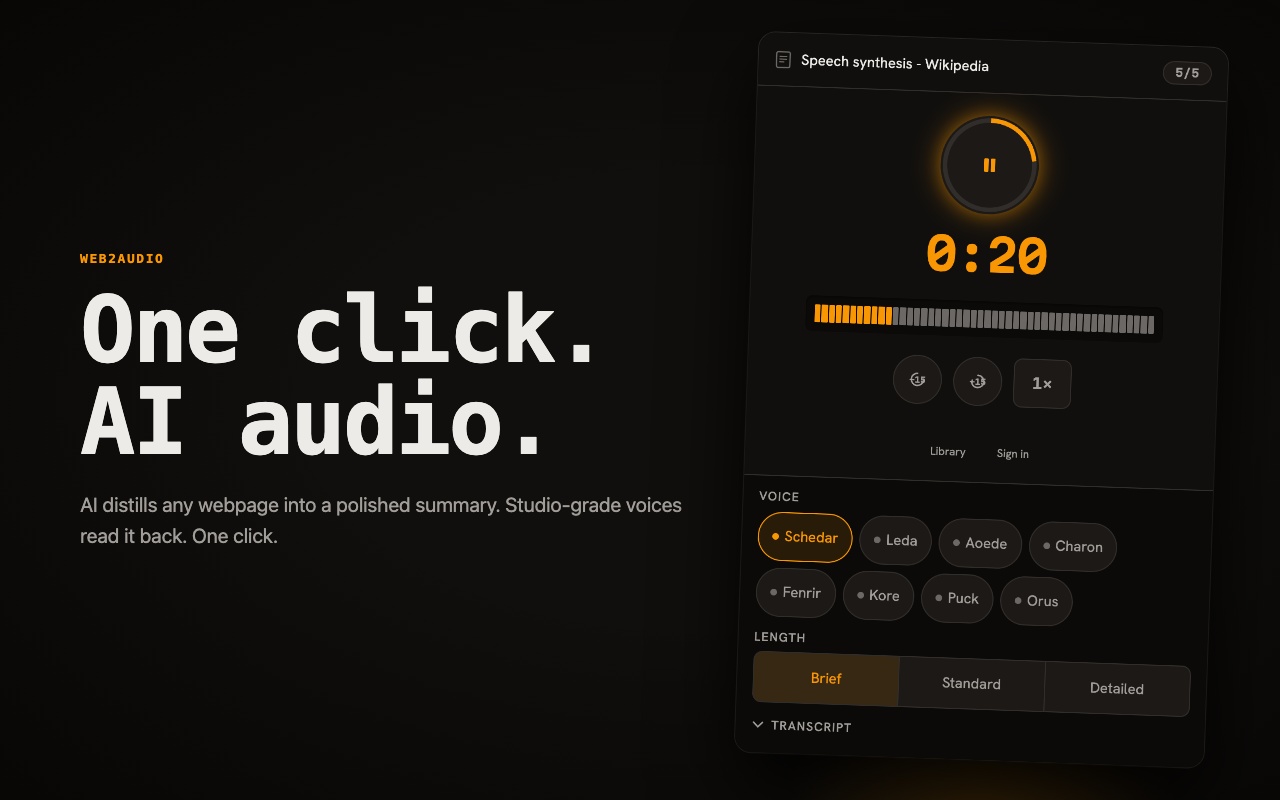 Web2Audio - 截图 4